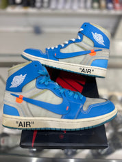Jordan 1 Retro High Off-White University Blue - Pre-Owned Size 9 (No original box)