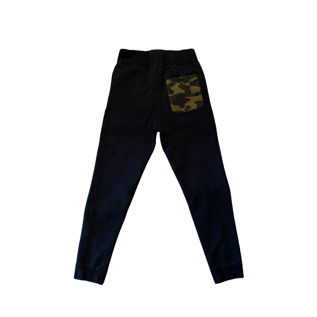 Bape ABC Camo Sweatpants Black (Preowned Size M) - Pre-Owned