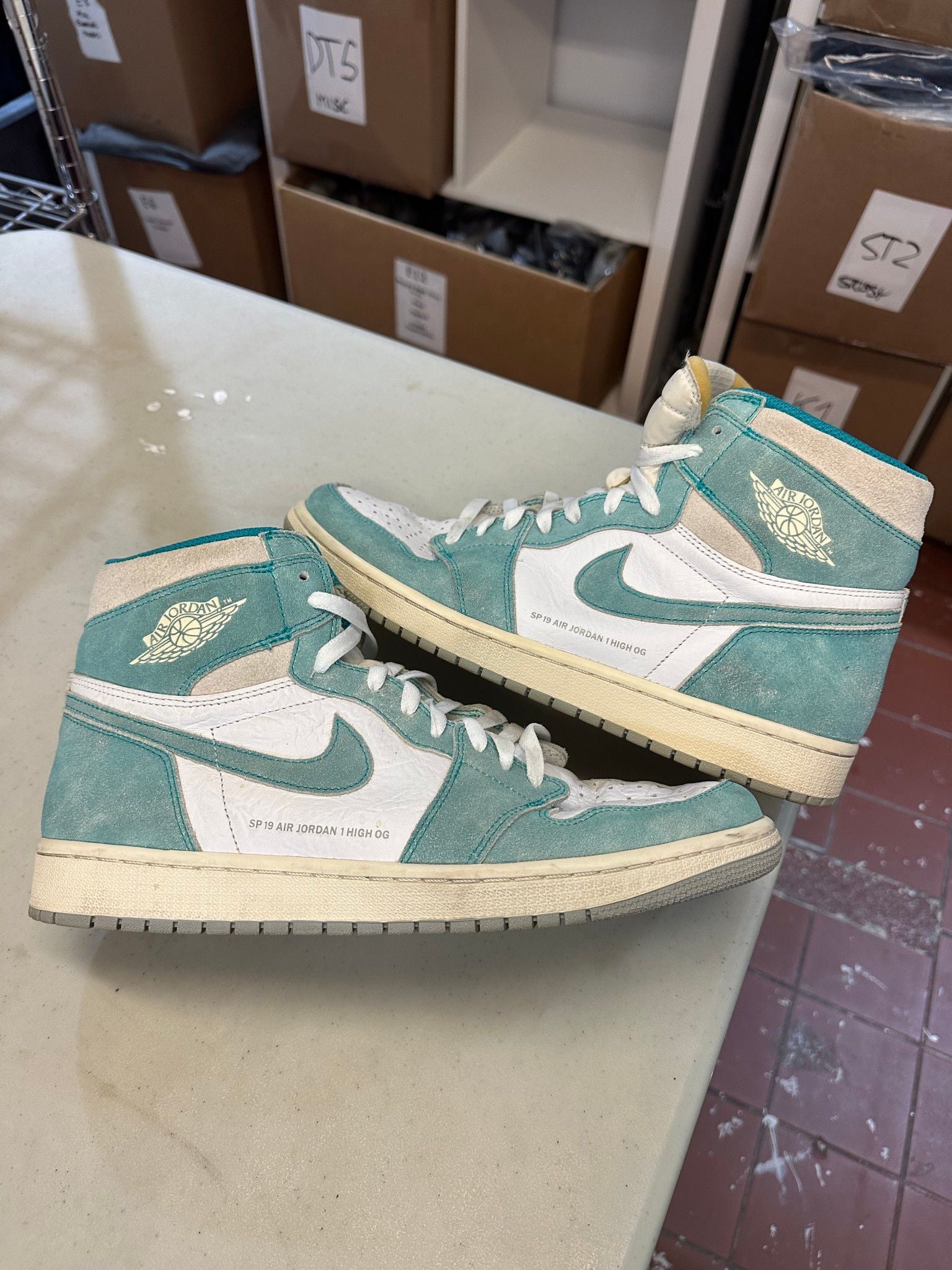 Jordan 1 Retro High Turbo Green - Pre-Owned Size 12 (No original box)