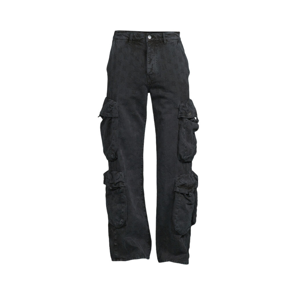 Amiri MA Paisley Utility Cargo Pants Black