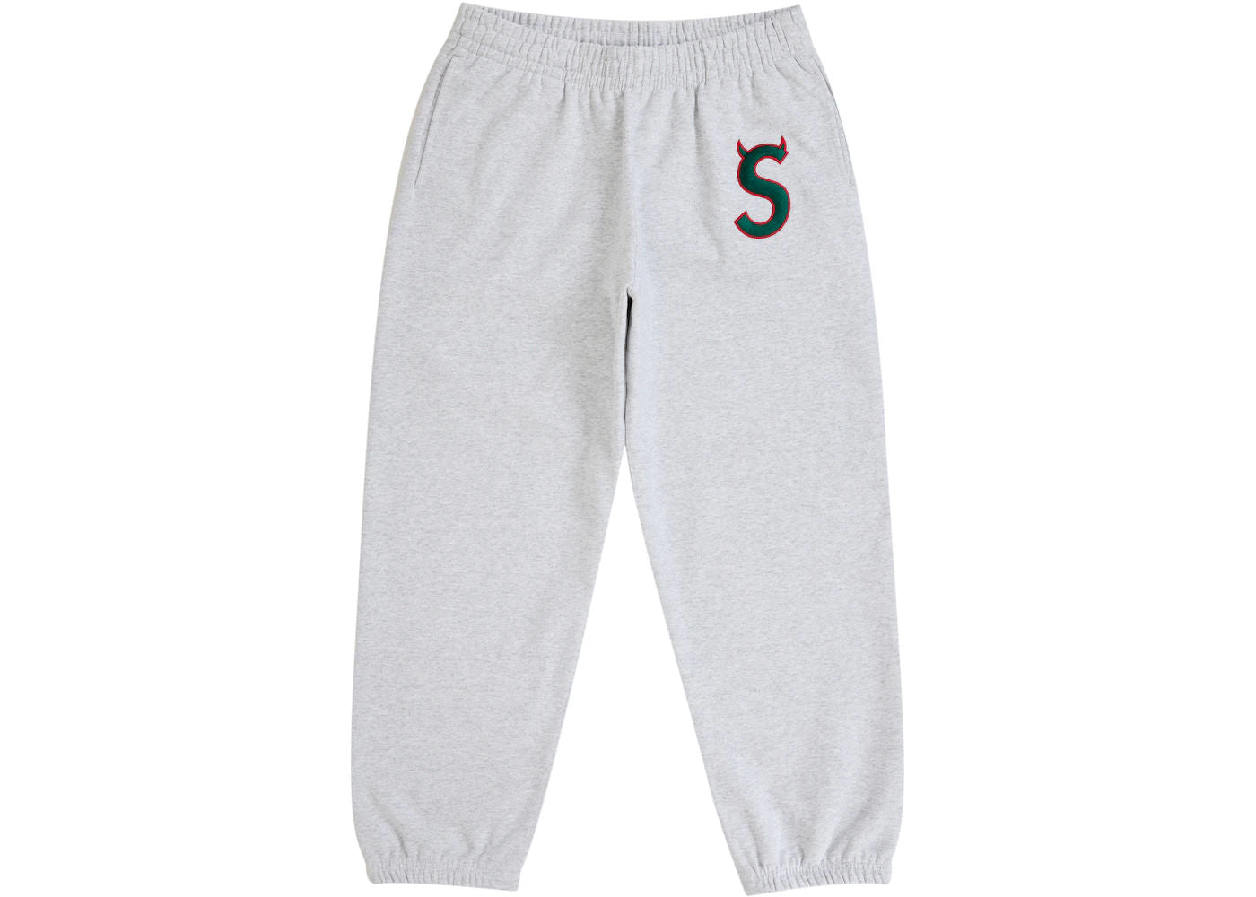 Supreme Devil S Logo Sweatpant Ash Grey