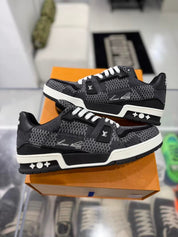 Louis Vuitton LV Trainer Black Damier 3D Denim - Pre-Owned Size LV7/ US8.5M
