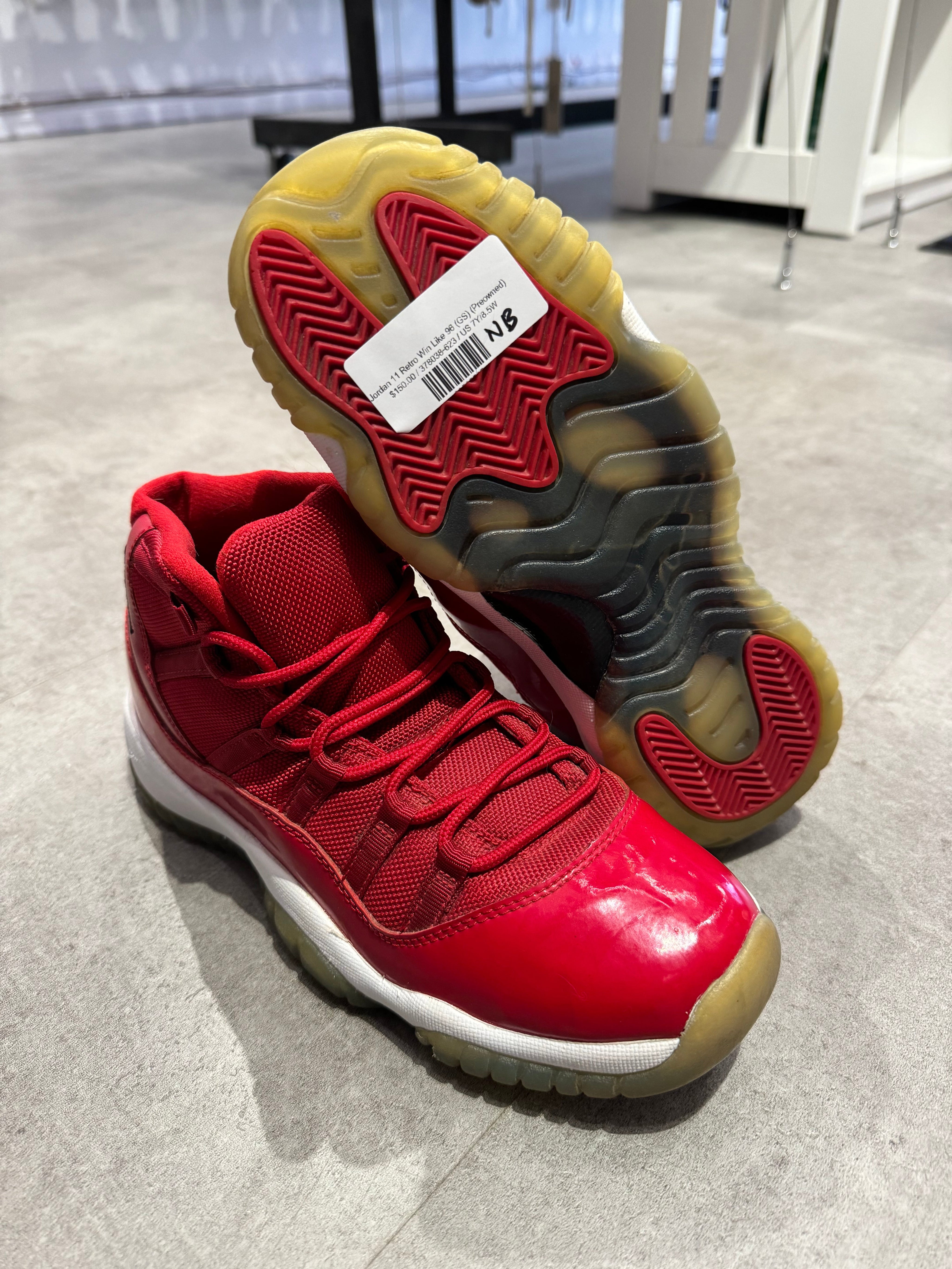 Jordan 11 Retro Win Like 96 (GS) (Preowned) - Pre-Owned