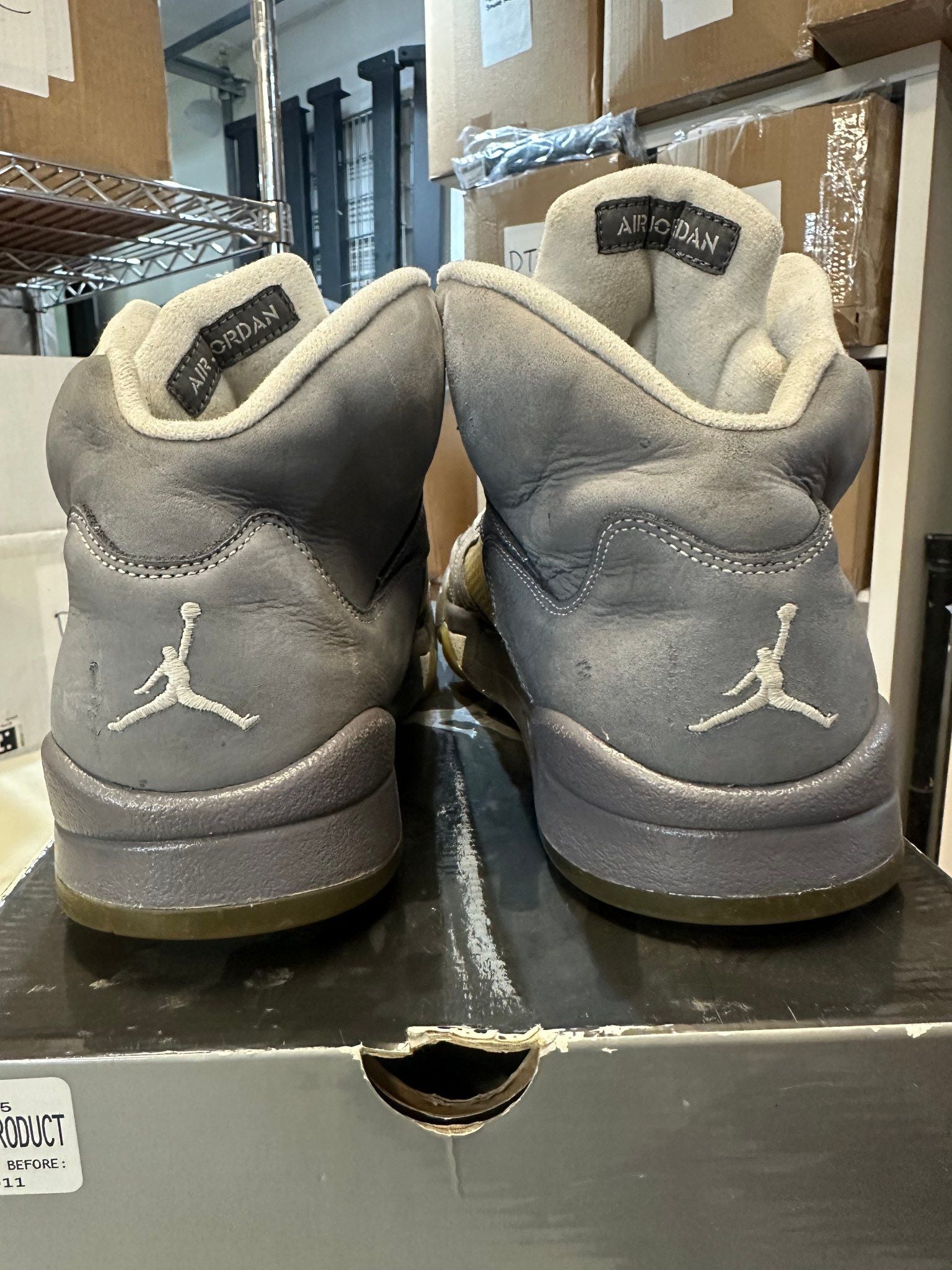 Jordan 5 Retro Wolf Grey - Pre-Owned Size 13