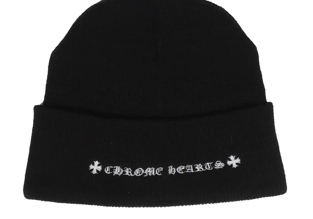 Chrome Hearts X Matty Boy Chompers Beanie Black