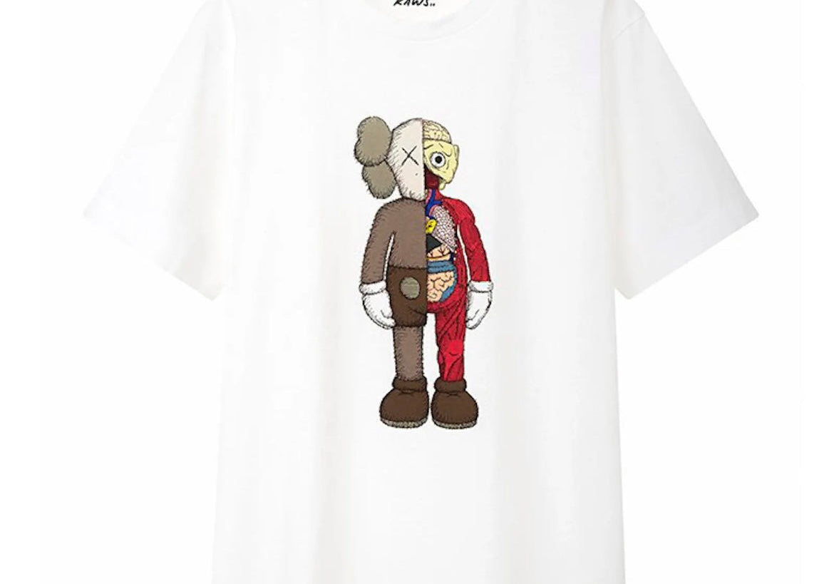 Kaws X Uniqlo Flayed Tee (US Sizing) White