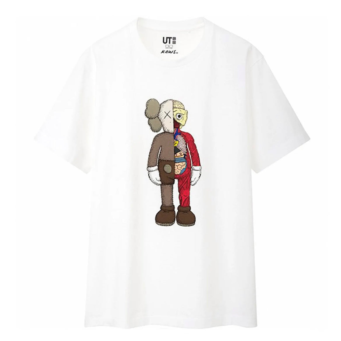 Kaws X Uniqlo Flayed Tee (US Sizing) White