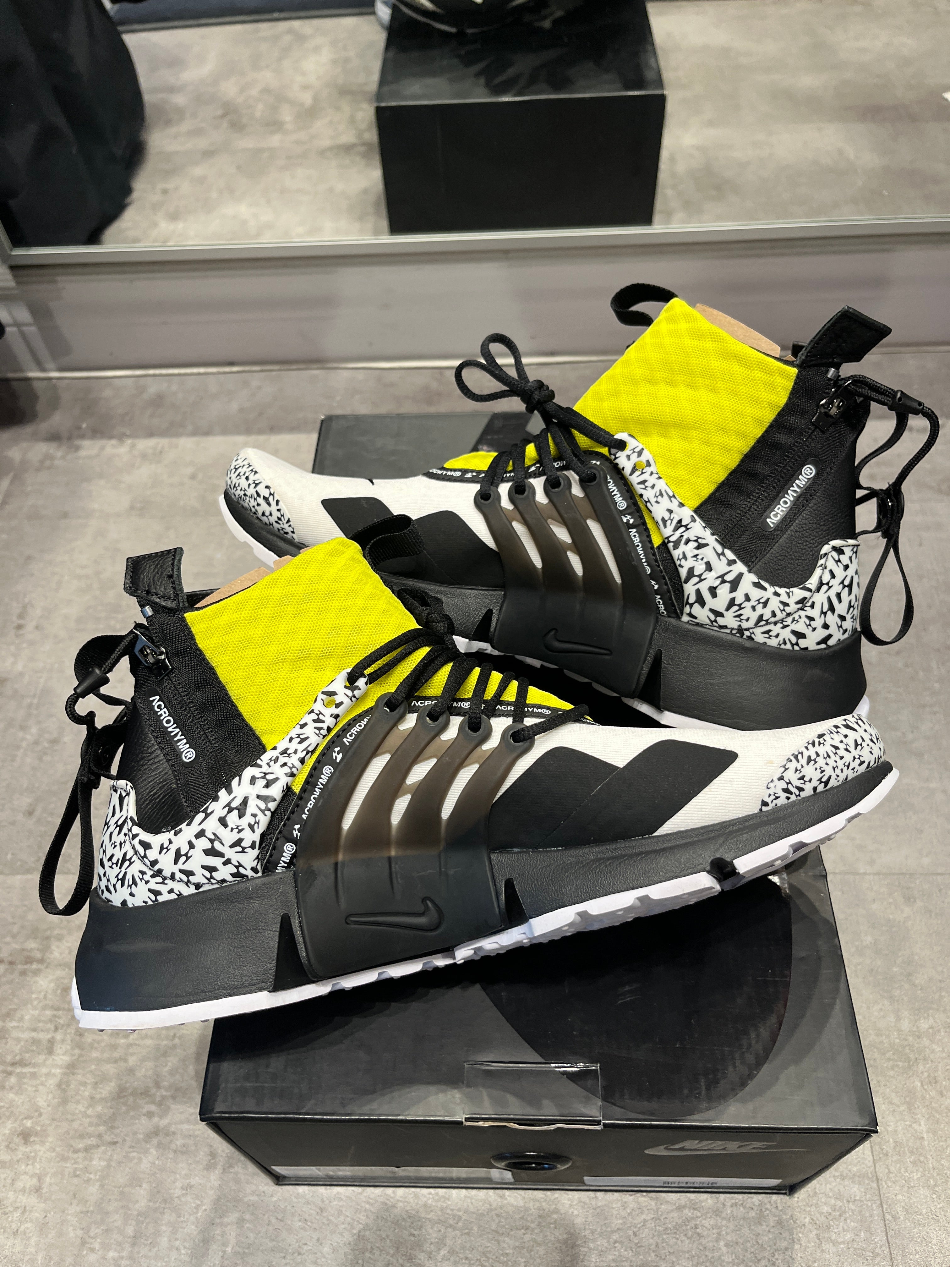 Nike Air Presto Mid Acronym Dynamic Yellow (Preowned)