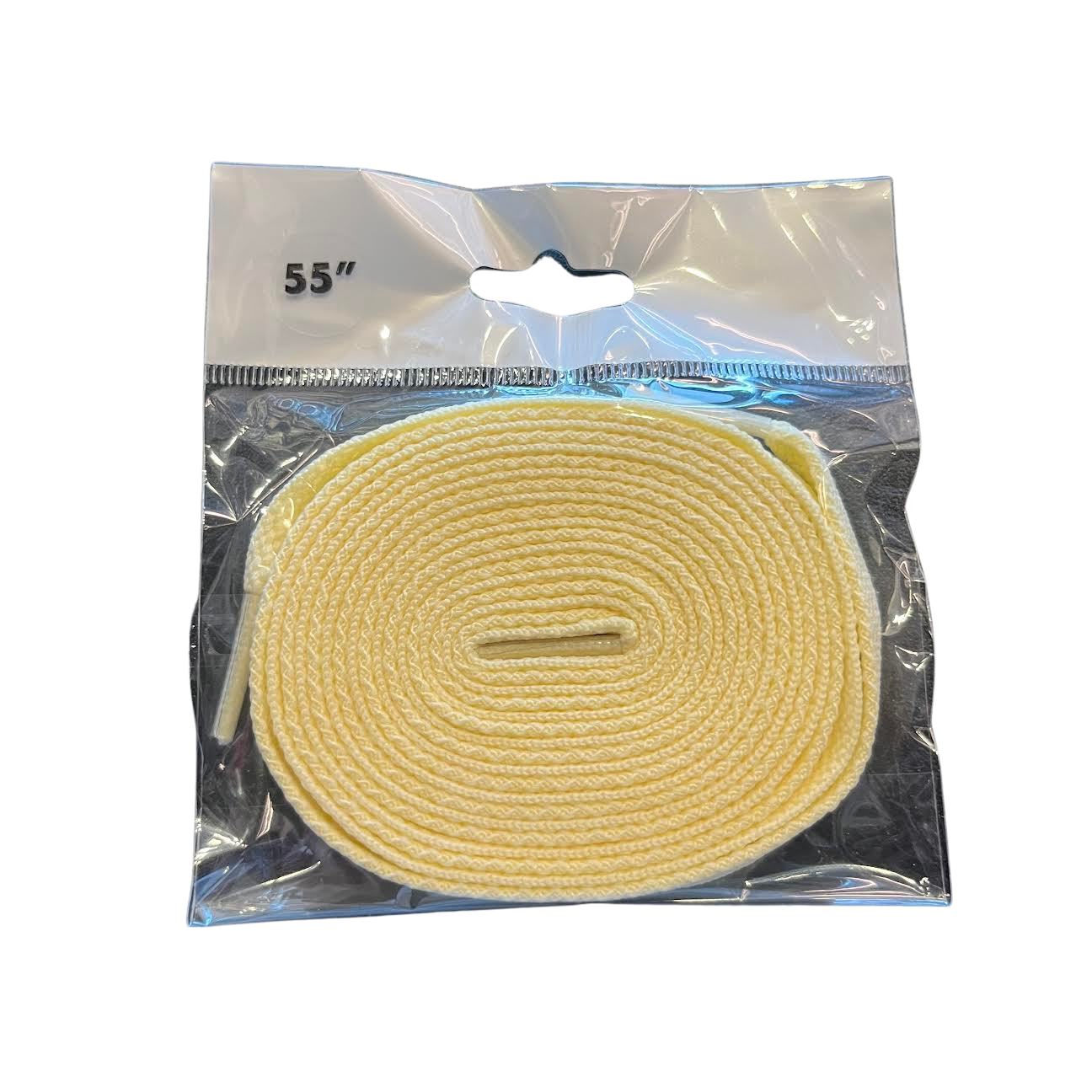 Cream Flat Shoelaces