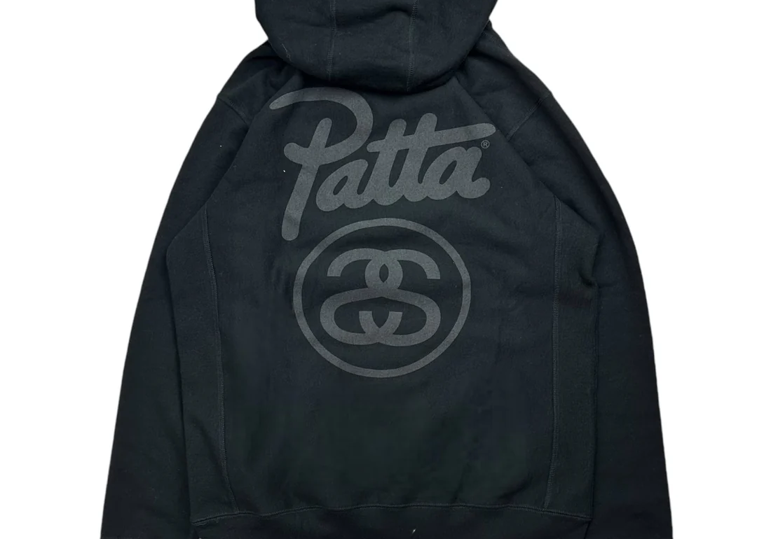 Stussy x Patta Link Hoodie Black