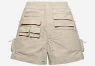 Whoisjacov Utility Cargo Shorts Bone