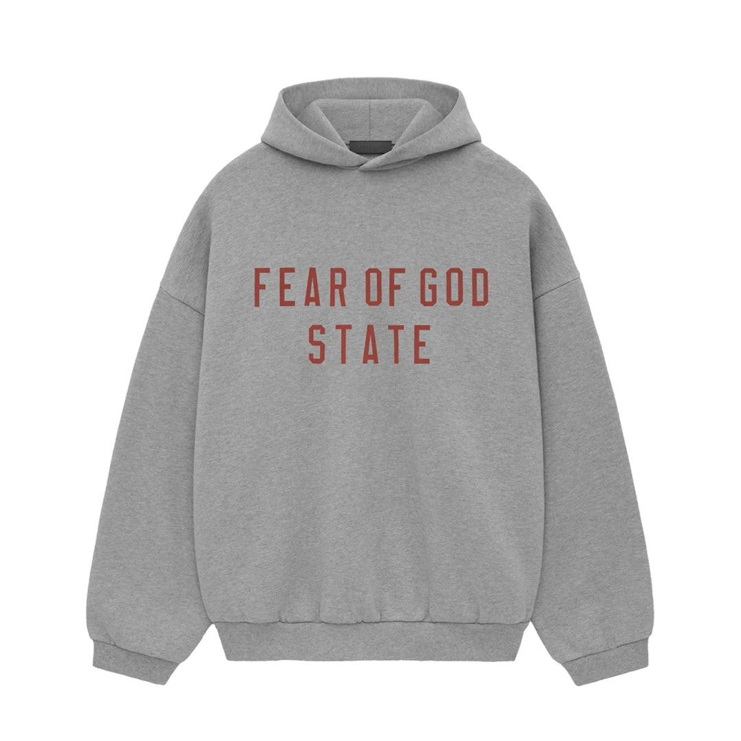 Fear of God Essentials Fleece Hoodie (FW24) Dark Heather