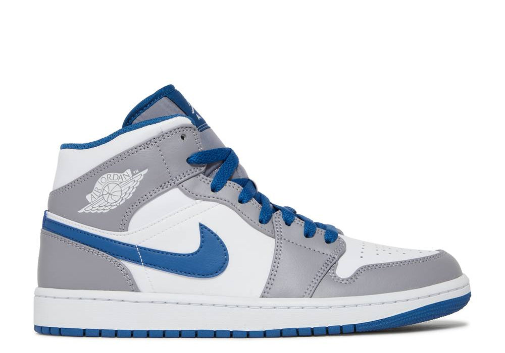 Jordan 1 Mid True Blue Cement