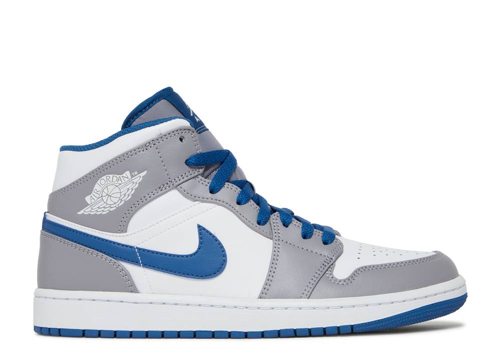 Jordan 1 Mid True Blue Cement