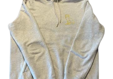 Ovo Gold Owl Logo Hoodie Oatmeal (Preowned)