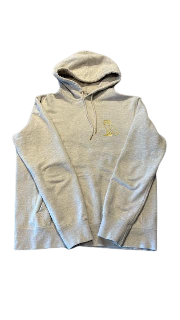 Ovo Gold Owl Logo Hoodie Oatmeal (Preowned)