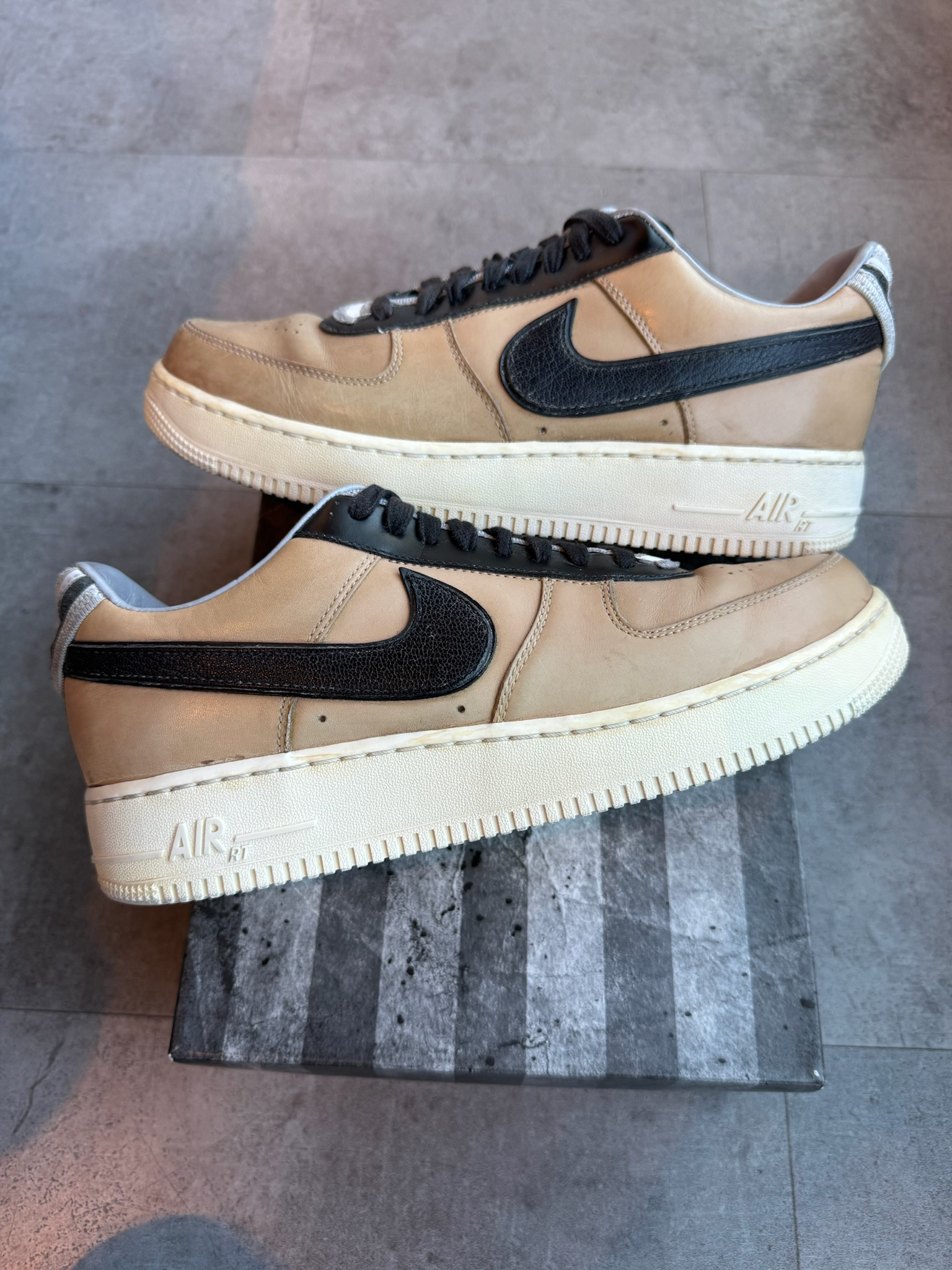 Nike Air Force 1 Low Tisci Tan (Preowned Size 10)