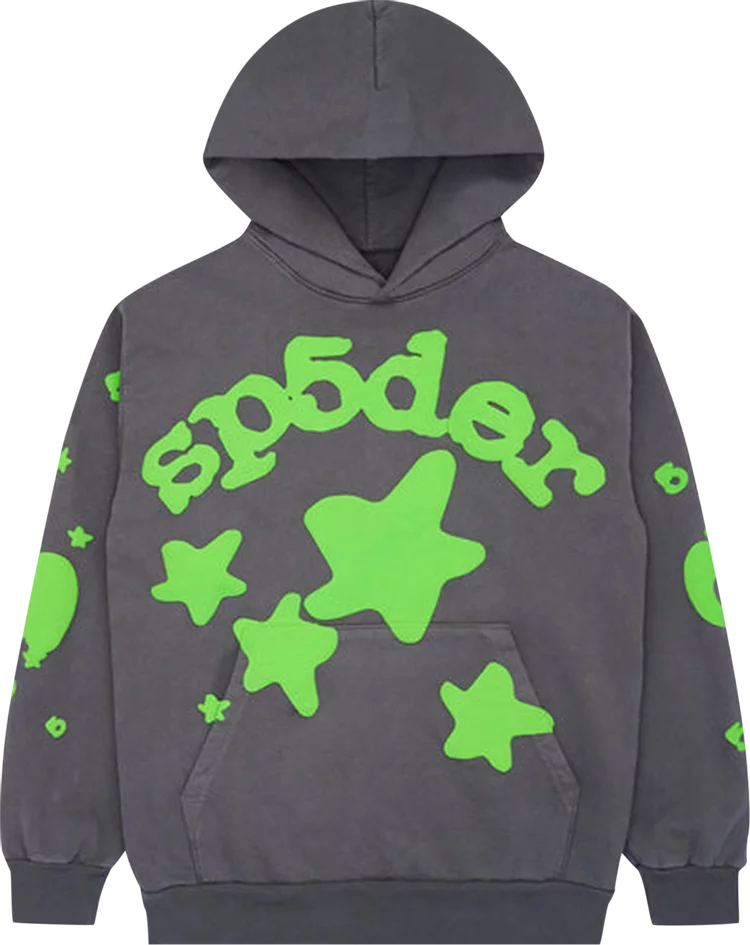 Sp5der Beluga Hoodie Slate Grey