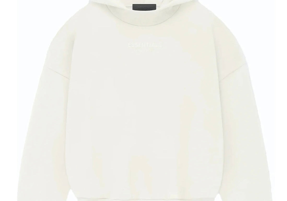 Fear of God Essentials Kids Hoodie (FW23) Cloud Dancer