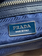 Prada 2-Way Nylon Tote Bag Navy