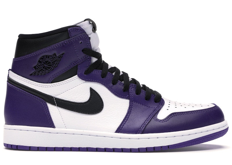 Air Jordan 1 Retro High Court Purple White (Preowned Size 9 9/10)