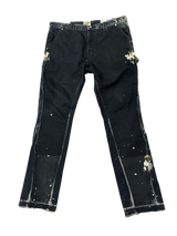 Gallery Dept. Paint Splatter Flare Carpenter Pants Green - Pre-Owned Size 38