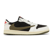 Jordan 1 Retro Low OG SP Travis Scott Olive (W) (Preowned Size 12W)