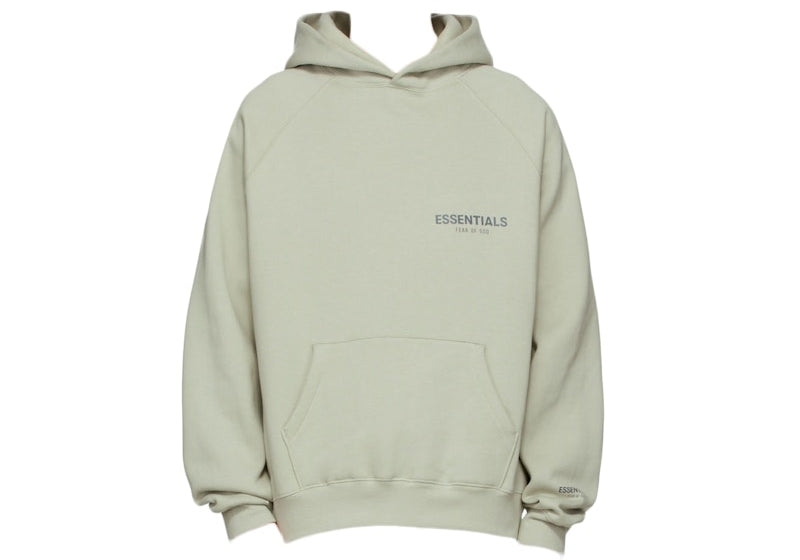 Fear of God Essentials SSENSE Exclusive Pullover Hoodie Concrete