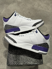 Jordan 3 Retro Dark Iris (Preowned Size 10)