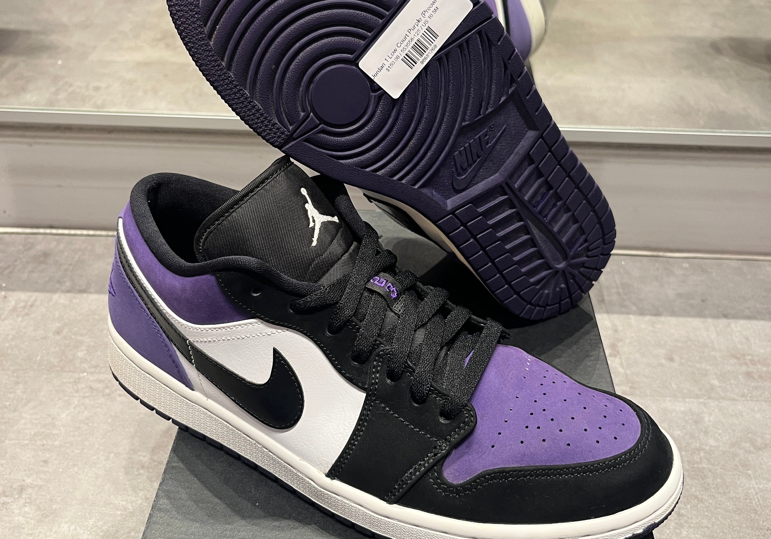 Jordan 1 Low Court Purple (Preowned)