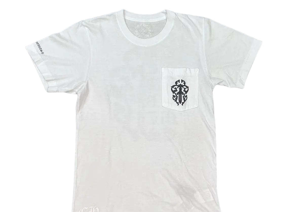 Chrome Hearts Dagger Letters T-Shirt White