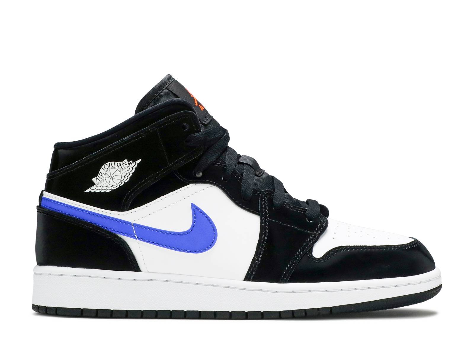 Jordan 1 Mid Black Racer Blue (GS)