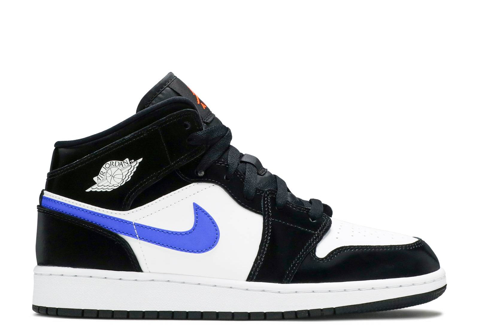 Jordan 1 Mid Black Racer Blue (GS)