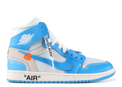 Jordan 1 Retro High Off-White University Blue (Preowned Size 9 NB)