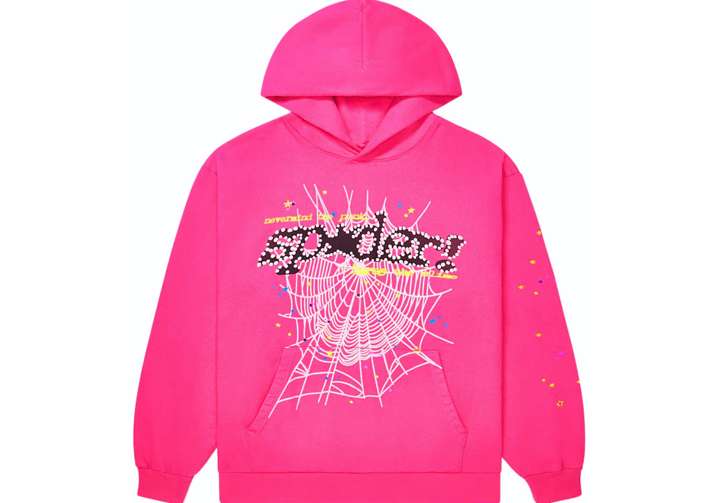 Sp5der P*NK V2 Hoodie Pink