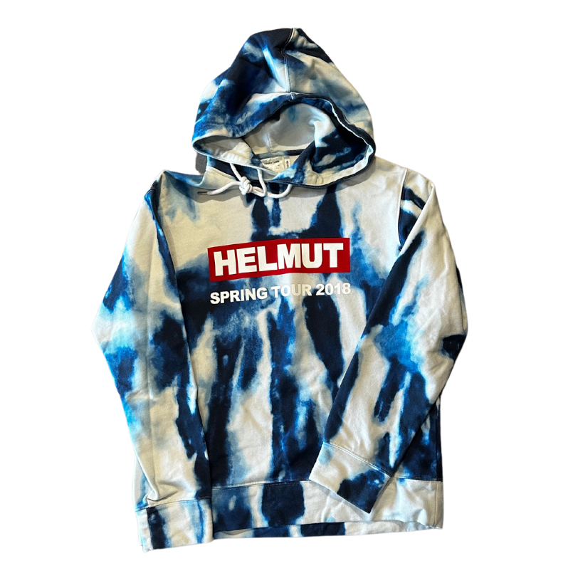 Helmut Lang Spring Tour 2018 Wave Tie Dye Hoodie (Preowned)