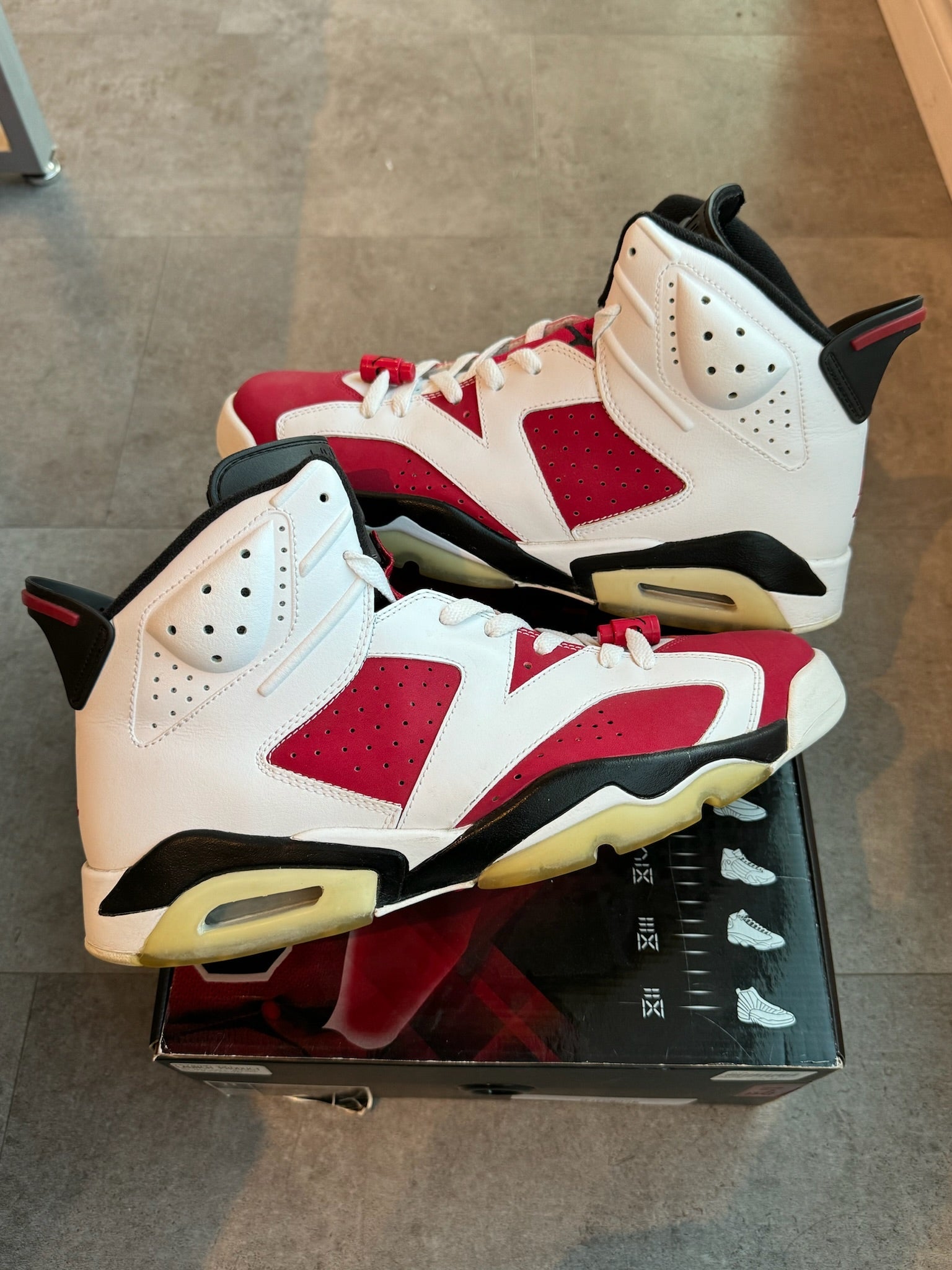 Jordan 6 Retro CDP Carmine (2008) (Preowned)