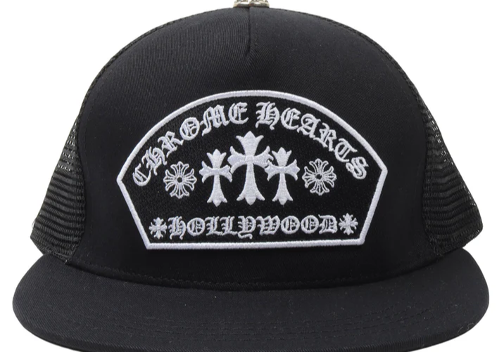 Chrome Hearts King Taco Hollywood Trucker Hat Black