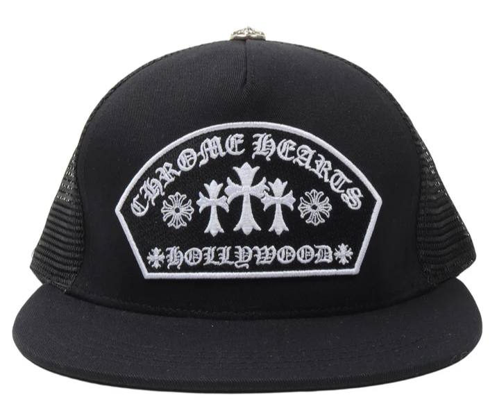 Chrome Hearts King Taco Hollywood Trucker Hat Black