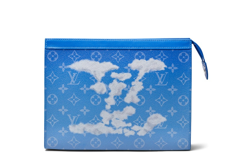 Louis Vuitton Pochette A4 Clouds Monogram Blue (Displayed)