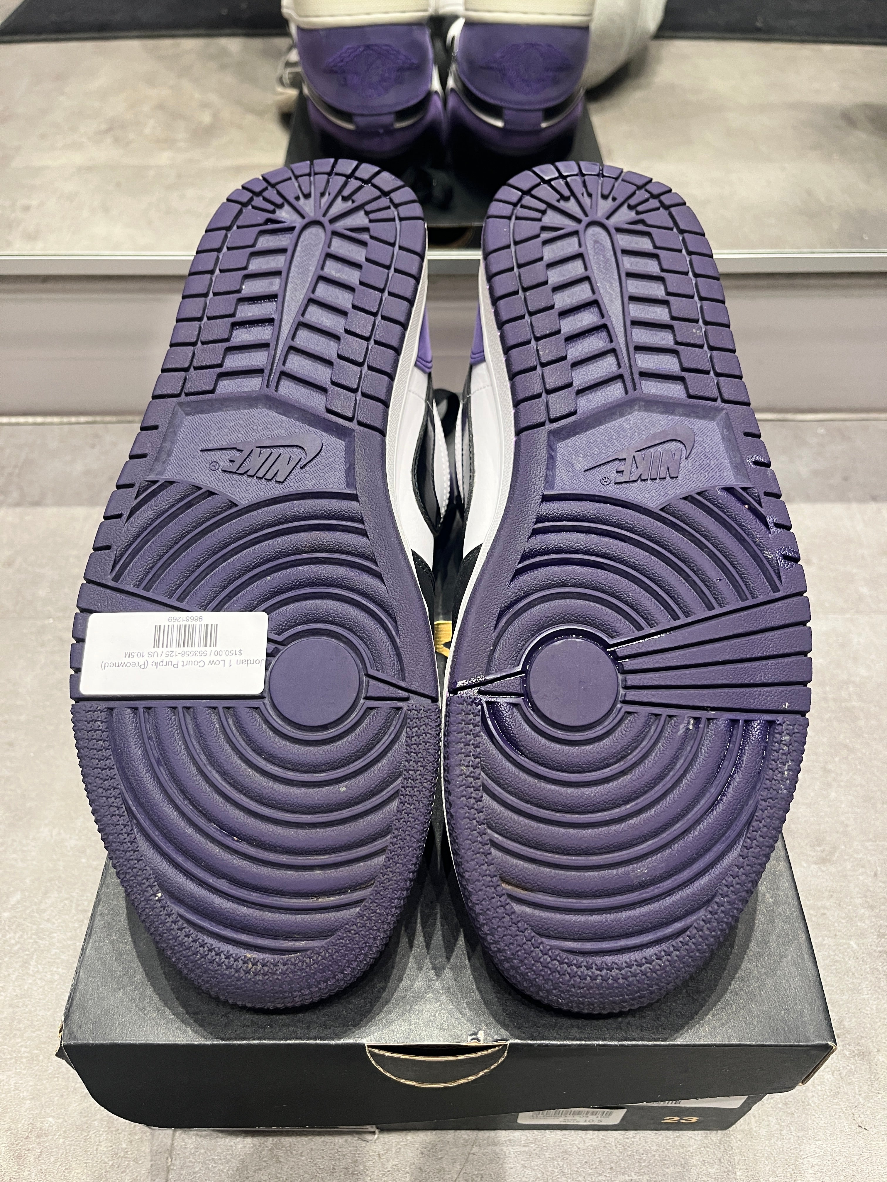 Jordan 1 Low Court Purple (Preowned)