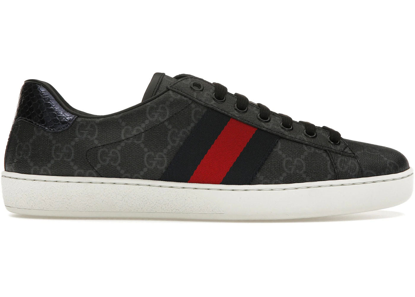 Gucci Ace GG Supreme Black, brand new