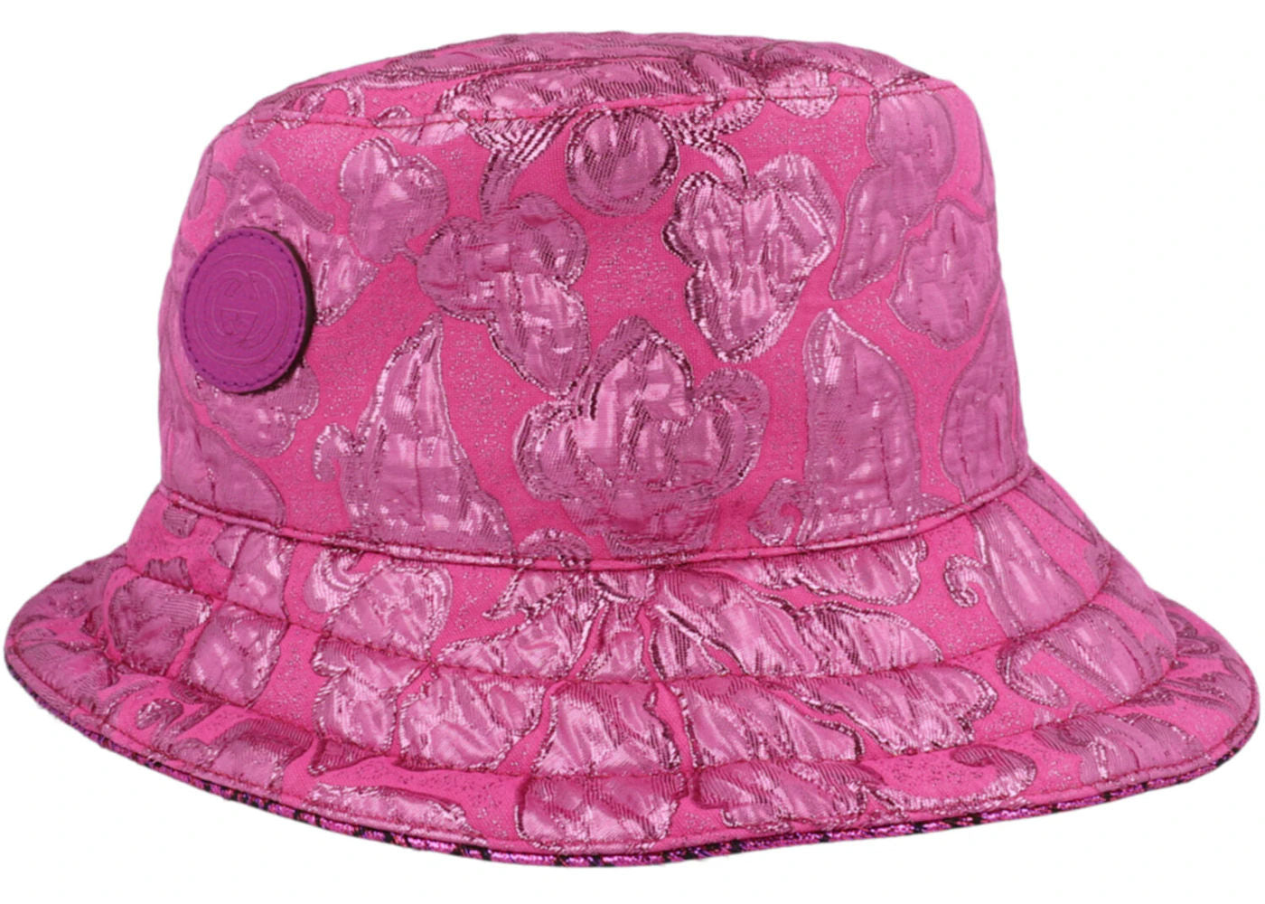 Gucci Metallic GG Bucket Hat Pink, brand new