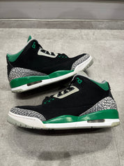 Jordan 3 Retro Pine Green (Preowned Size 10.5)