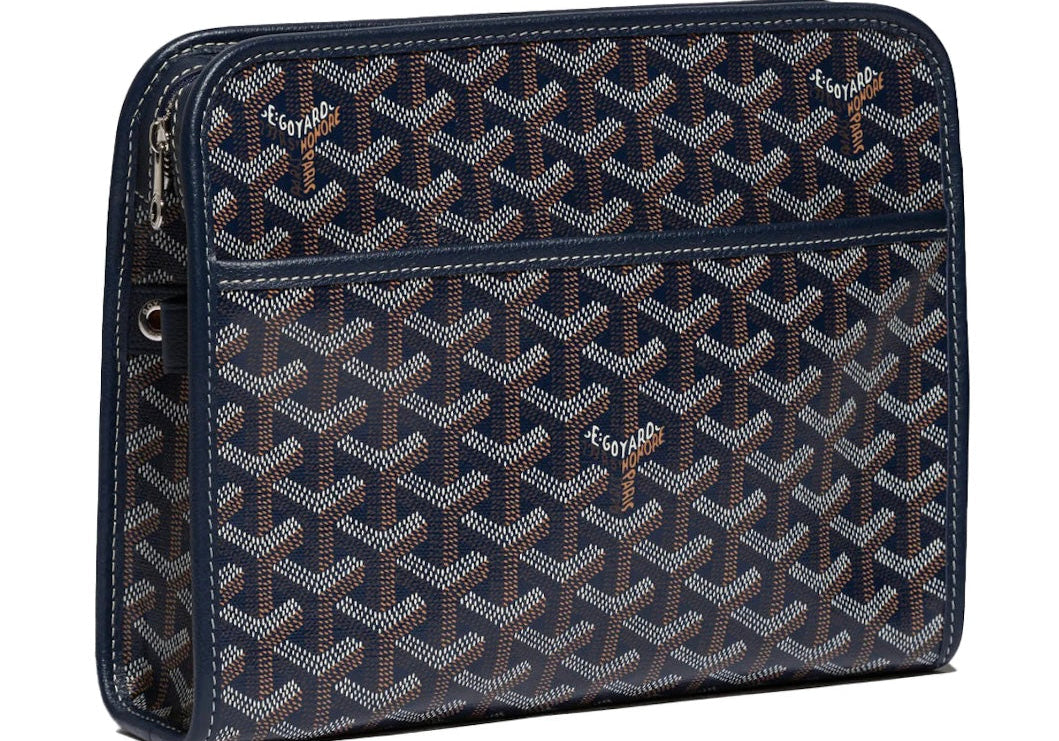 Goyard Jouvence MM Toiletry Bag Dark Blue