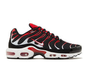 Nike Air Max Plus Black White University Red (Preowned)