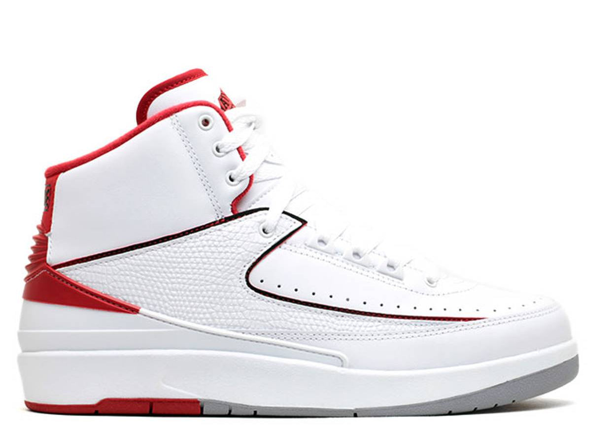 Jordan 2 White Red (2014) (Preowned)