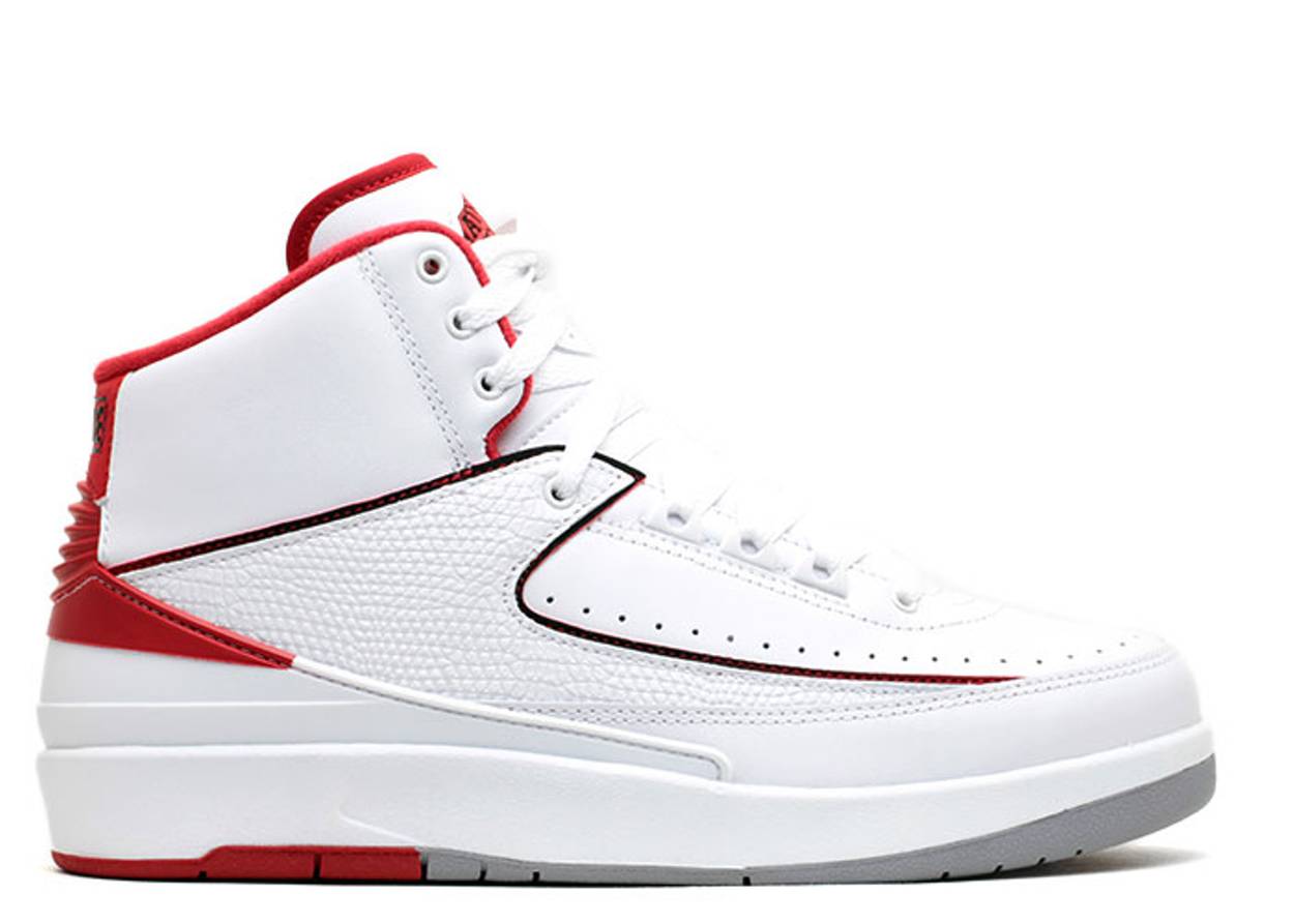 Jordan 2 White Red (2014) (Preowned)