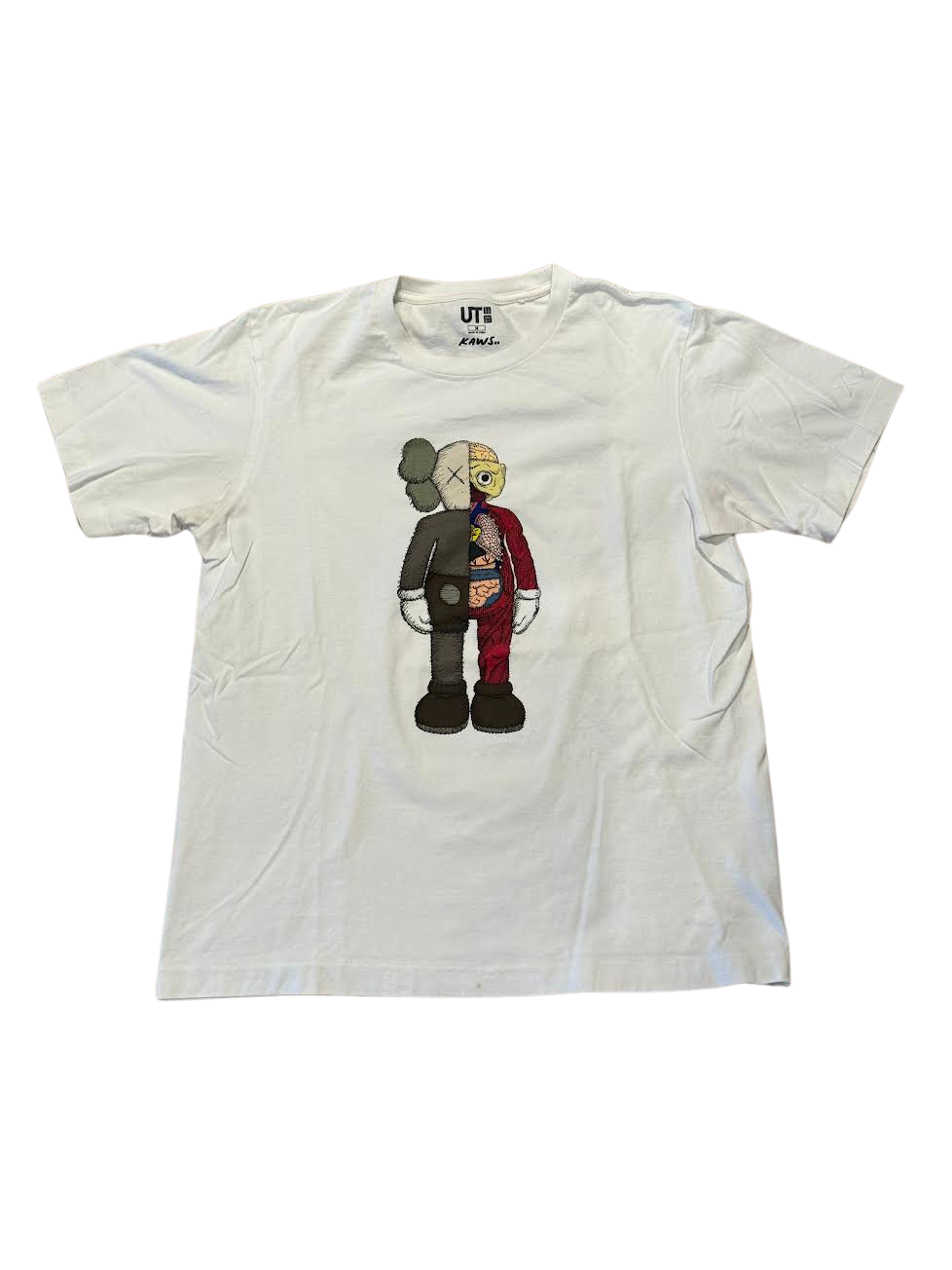 Kaws X Uniqlo Flayed T-Shirt White (Preowned)