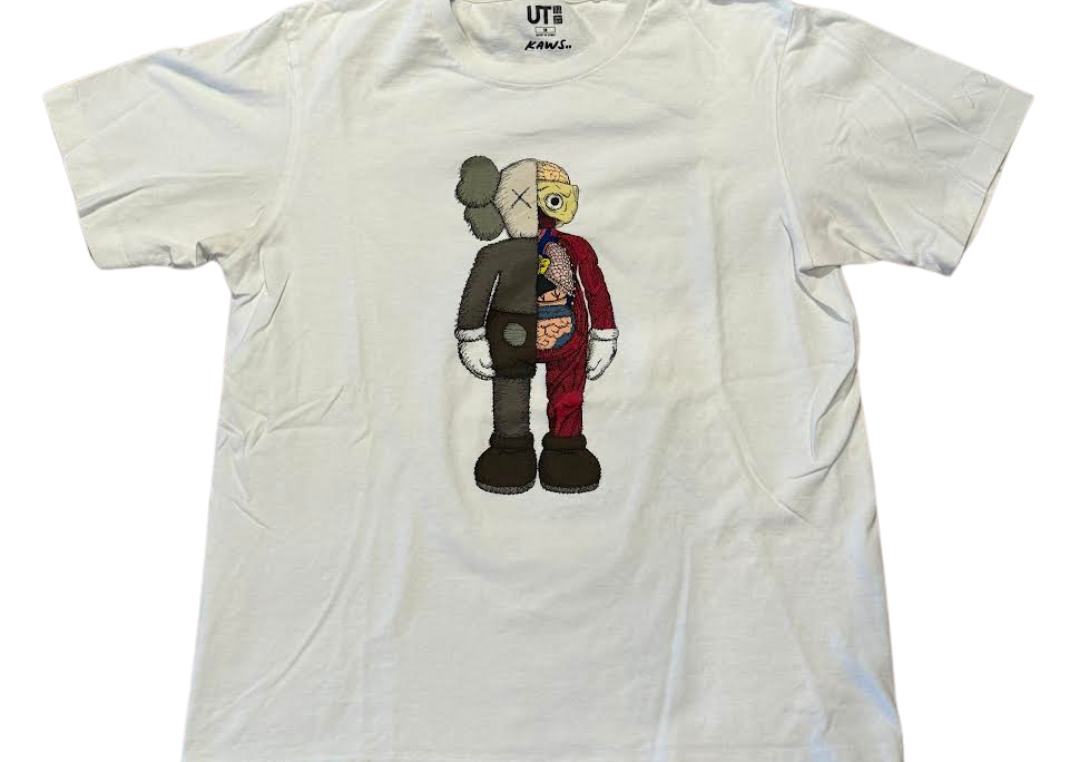 Kaws X Uniqlo Flayed T-Shirt White (Preowned)